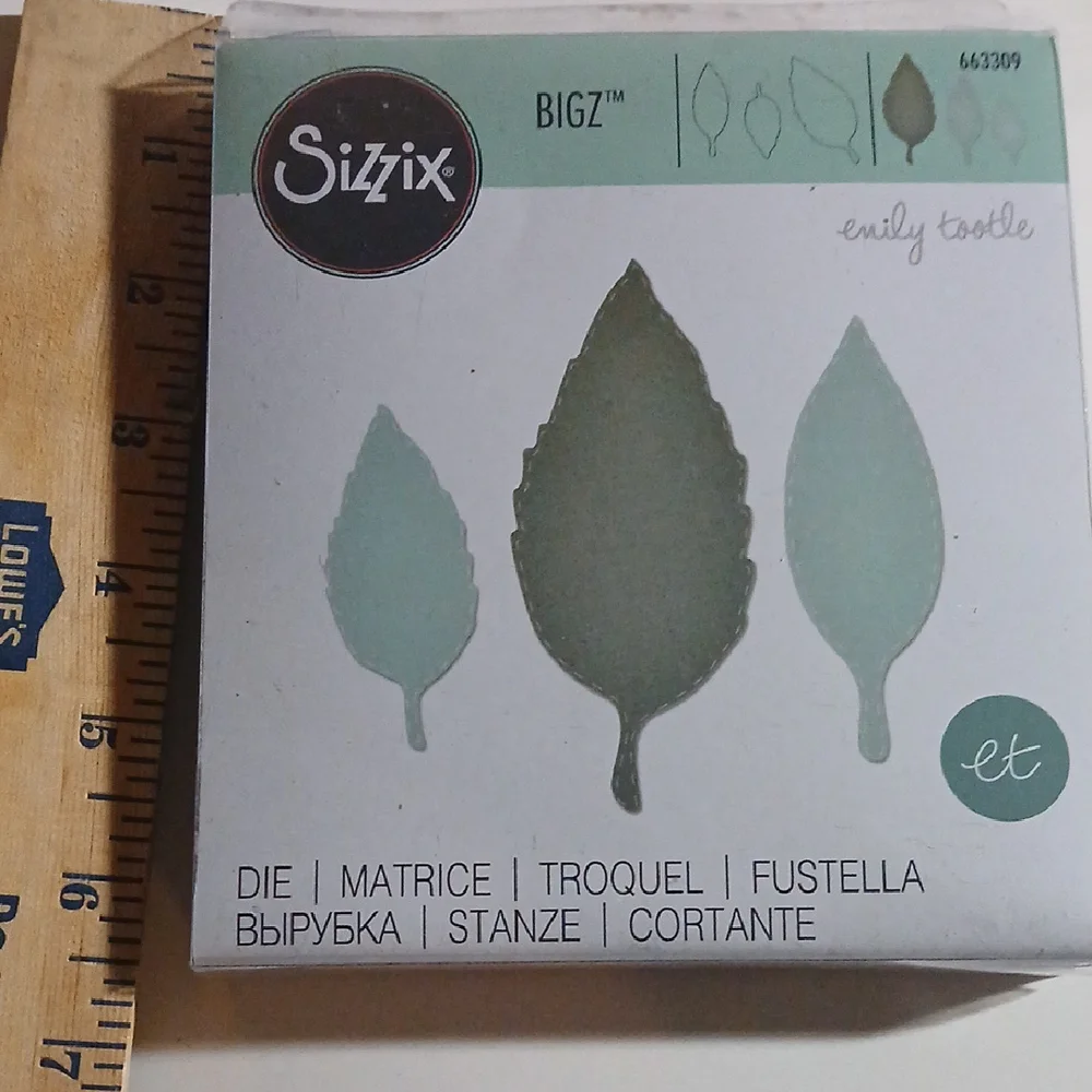 Sizzix Bigz Leaf Die Set - By Emily Tootle - Picture 11 of 11